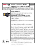 Предварительный просмотр 16 страницы Enerco HeatStar HS170FAVT Operation Instructions And Owner'S Manual