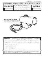 Enerco HeatStar HS35FA Operating Instructions And Owner'S Manual предпросмотр