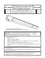 Enerco HEATSTAR HST 45 Operating Instructions And Owner'S Manual preview