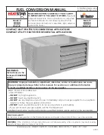 Enerco HeatStar HSU125 Conversion Manual preview