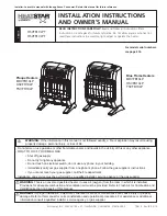 Enerco HeatStar HSVFB10LP Installation Instructions And Owner'S Manual preview