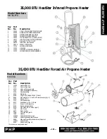 Предварительный просмотр 1 страницы Enerco HeatStar MH35LPTS Parts List