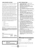 Предварительный просмотр 4 страницы Enerco HeatStart HS200CV Operating Instructions And Owner'S Manual