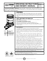 Предварительный просмотр 11 страницы Enerco HeatStart HS200CV Operating Instructions And Owner'S Manual