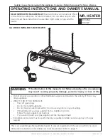 Enerco MR. HEATER MH40LP Operating Instructions And Owner'S Manual preview