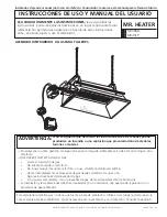 Предварительный просмотр 9 страницы Enerco MR. HEATER MH40LP Operating Instructions And Owner'S Manual