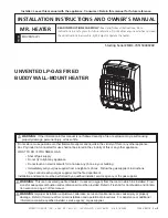 Предварительный просмотр 1 страницы Enerco MR. HEATER MHVFB10LPI Installation Instructions And Owner'S Manual