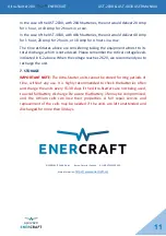 Предварительный просмотр 11 страницы Enercraft Ultra-Starter UST-2030 User Manual