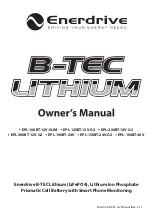 Enerdrive B-TEC Lithium EPL-200BT-12V-G2 Owner'S Manual preview