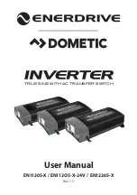 Enerdrive DOMETIC EN1120S-X User Manual предпросмотр