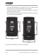 Предварительный просмотр 16 страницы Enerdrive ePOWER Charger EN31220 Owner'S Manual