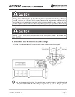 Предварительный просмотр 13 страницы Enerdrive ePRO EPBC-1290 Owner'S Manual