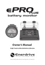 Enerdrive ePro Plus Owner'S Manual предпросмотр