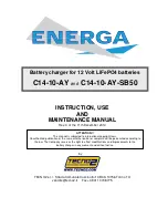 Предварительный просмотр 1 страницы Energa C14-10-AY Instructions For Use And Maintenance