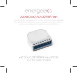 Предварительный просмотр 1 страницы Energeeks EG-MODPERS001 Quick Installation Manual