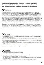 Preview for 2 page of ENERGEN DroneMax P421A User Manual And Safety Instruction