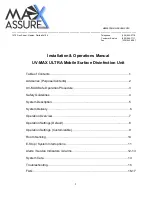 Preview for 1 page of Energenics MAX-ASSURE UV-MAX ULTRA Installation & Operation Manual