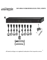 Preview for 4 page of Energenie DSP-HDMI-81 User Manual