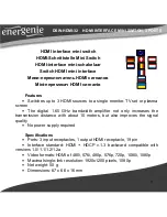 Предварительный просмотр 3 страницы Energenie DSW-HDMI-32 User Manual