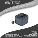 Предварительный просмотр 1 страницы Energenie EG-AVR-0801 User Manual