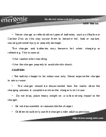 Preview for 12 page of Energenie EG-BC-002 AAA User Manual