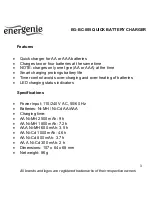 Предварительный просмотр 3 страницы Energenie EG-BC-005 User Manual