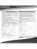 Предварительный просмотр 11 страницы Energenie EG-PC-005 User Manual