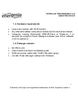 Preview for 7 page of Energenie EG-PMS-LAN User Manual