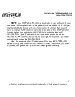 Preview for 17 page of Energenie EG-PMS-LAN User Manual