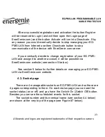 Предварительный просмотр 23 страницы Energenie EG-PMS-LAN User Manual