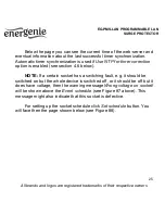 Preview for 25 page of Energenie EG-PMS-LAN User Manual