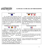 Preview for 9 page of Energenie EG-PWC-003 User Manual