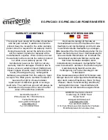 Preview for 10 page of Energenie EG-PWC-003 User Manual