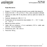 Предварительный просмотр 3 страницы Energenie EG-PWC-033 User Manual