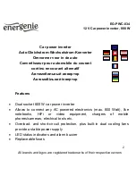 Предварительный просмотр 2 страницы Energenie EG-PWC-034 User Manual