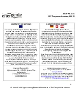 Preview for 9 page of Energenie EG-PWC-034 User Manual