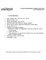 Preview for 5 page of Energenie EG-SMS User Manual