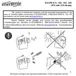 Preview for 6 page of Energenie EG-UPS-031 User Manual