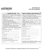 Предварительный просмотр 9 страницы Energenie EG-UPS-DC-001 User Manual