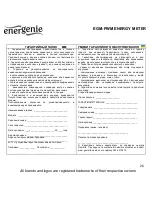 Preview for 26 page of Energenie EGM-PWM User Manual