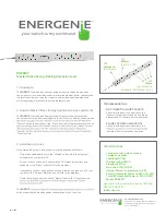 Energenie ENER017 Manual preview