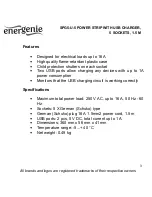 Предварительный просмотр 3 страницы Energenie SPG5-U-5 User Manual