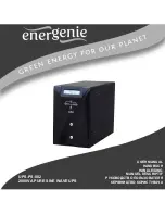 Предварительный просмотр 1 страницы Energenie UPS-PS-001 User Manual