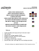 Предварительный просмотр 2 страницы Energenie UPS-PS-001 User Manual