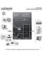 Предварительный просмотр 5 страницы Energenie UPS-PS-001 User Manual