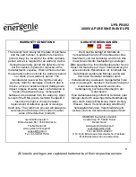 Preview for 9 page of Energenie UPS-PS-001 User Manual