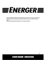 Предварительный просмотр 3 страницы Energer ENB454JSW Safety And Operating Manual