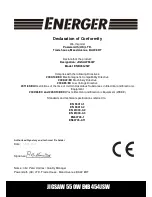 Предварительный просмотр 18 страницы Energer ENB454JSW Safety And Operating Manual