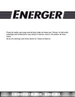 Preview for 2 page of Energer ENB465DRH Safety And Operating Manual