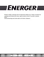 Preview for 2 page of Energer ENE456COM Safety And Operating Manual